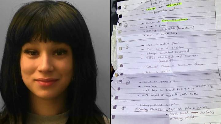Horrifying To-Do-List Of Girl, 18, Who Planned To Murder Her Boyfriend