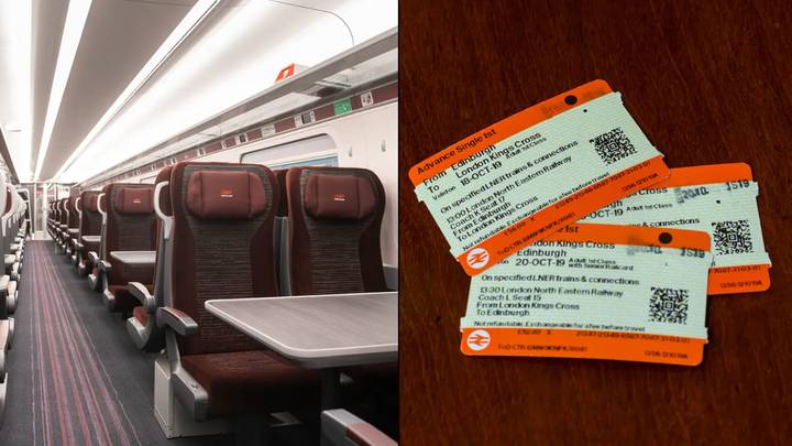 Train passenger praised for 'refusing to give up' first-class seat to elderly lady