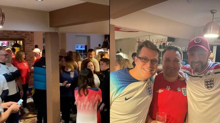 England fans have been at the pub since 5:45am for opening game