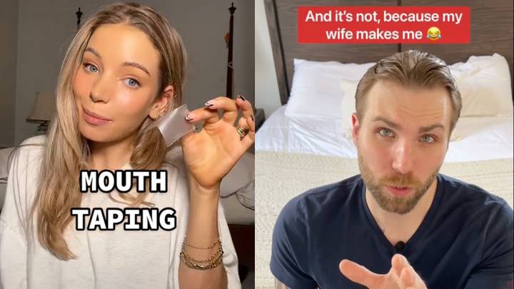 What is the mouth taping trend on TikTok?