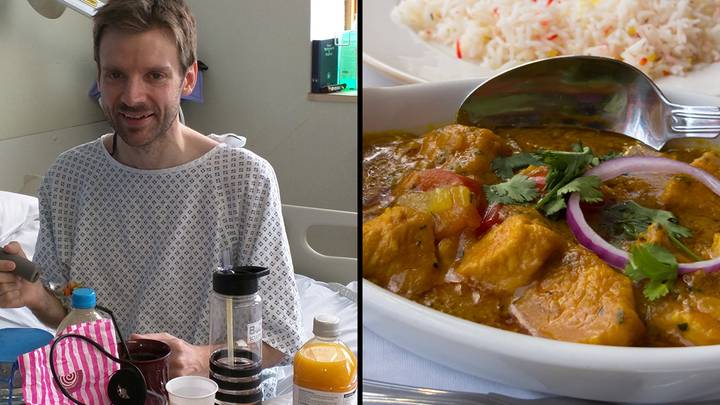 Dad lucky to be alive after chicken bhuna left him paralysed