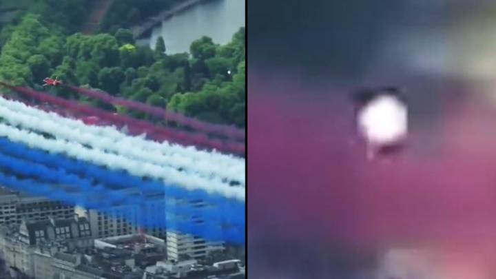 Shocked Viewers Think They've Spotted UFO Flying Through Sky During Jubilee Flypast