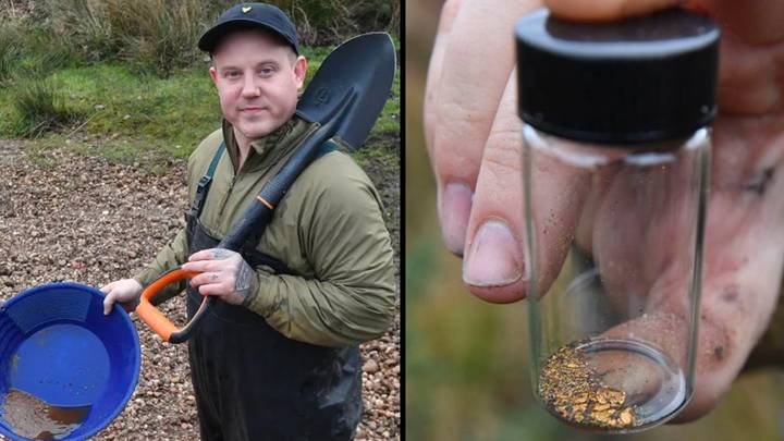 Man finds gold in stream near major UK city