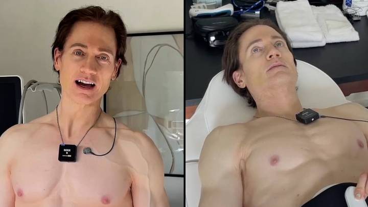 Biohacker, 45, who spends $2m a year trying to de-age himself gets injected with the blood of teenage son