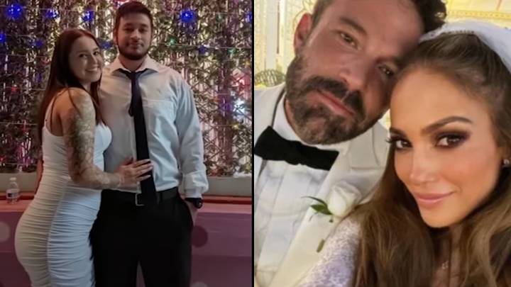 Couple Have 'Wedding Of Lifetime' After Waiting With Jennifer Lopez And Ben Affleck For Marriage Licence
