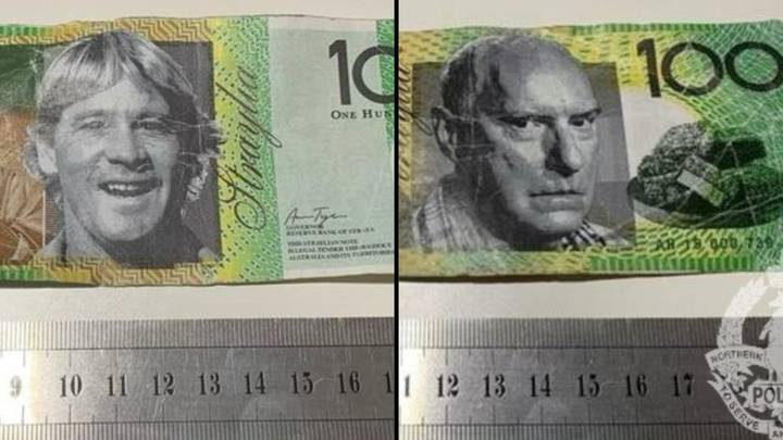 Australian Police warn people that Steve Irwin and Alf Stewart money isn’t legal tender