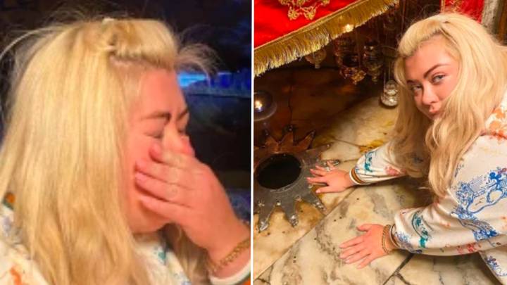 Gemma Collins in tears as she visits birthplace of Jesus