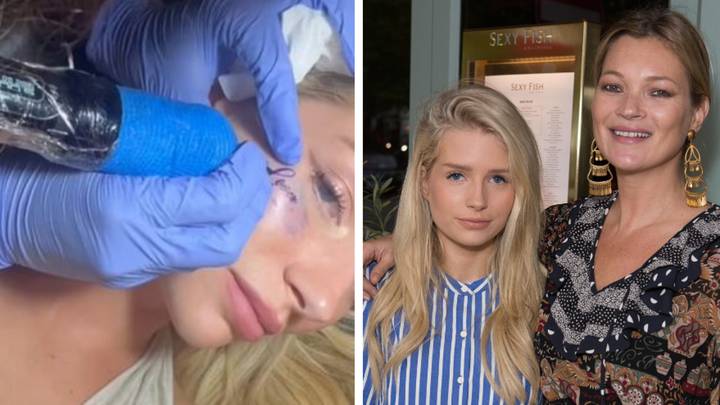 Lottie Moss wakes up with face tattoo after getting inked while she was drunk