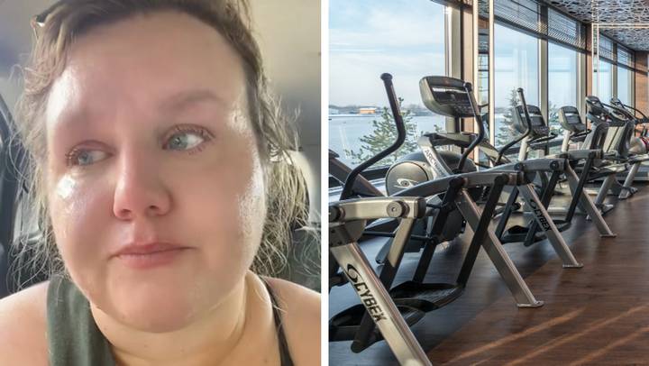 Woman left in tears by stranger’s kind words to her at the gym
