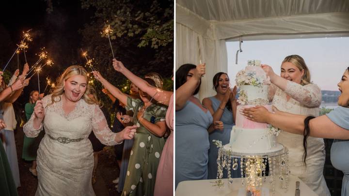 Bride glad mum saw her 'big day' before dying despite groom not showing up