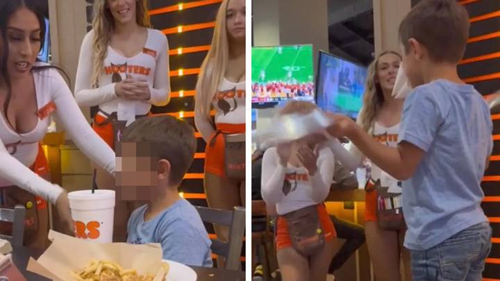 Parents divide opinion after taking five-year-old son to Hooters for his birthday