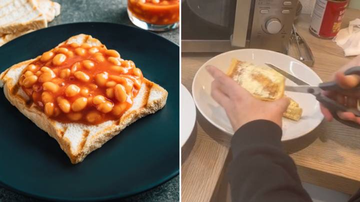 Woman hailed genius after sharing quick and easy beans on toast hack
