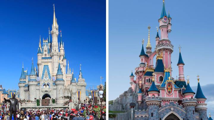 Little-known reason Disney castles across the world are a different colour