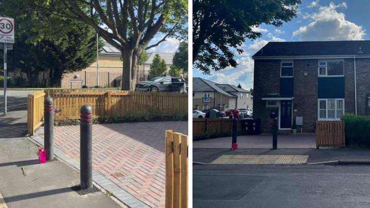 Woman can't use driveway after council erects bollards on path outside home