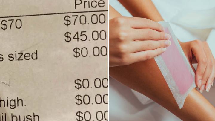People stunned after seeing extremely descriptive Brazilian Wax receipt