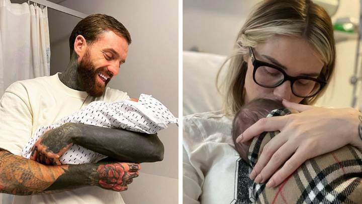Aaron Chalmers calls out trolls who shamed him for kissing baby son on the lips