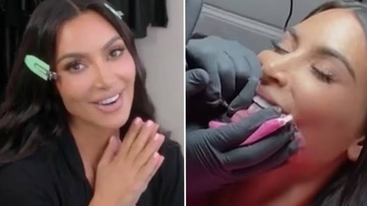 Kim Kardashian reveals secret tattoo after vowing she would never get one
