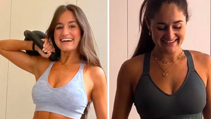Fitness coach praised for sharing real photos of her body throughout the day to show how it changes
