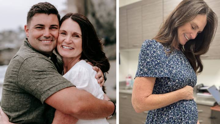 Surrogate grandmother reveals she's pregnant with her own son’s baby
