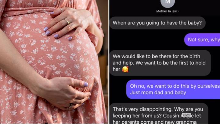 Pregnant woman in shock after mother-in-law demands to hold her baby first after giving birth