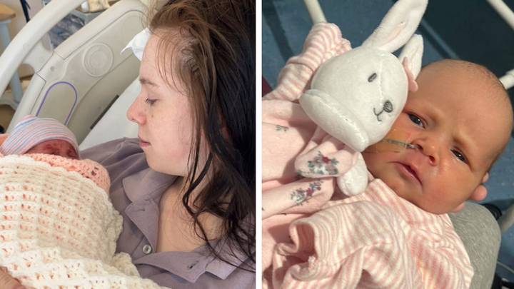 Teenage girl had 'no idea' she was pregnant until she discovered baby's foot sticking out