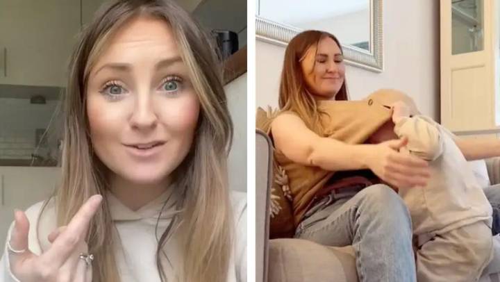 Mum says she received 'shocking' backlash for filming herself weaning two-year-old son