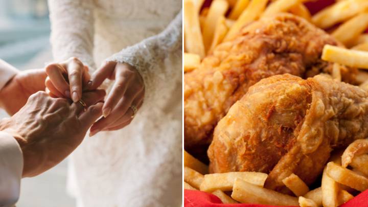 Bride sparks outrage over plans to feed some of her guests fast food