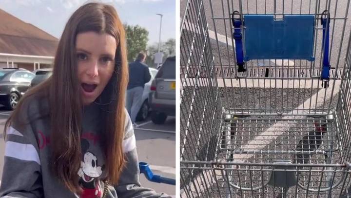 People are just realising what the extra section in shopping trolleys is for