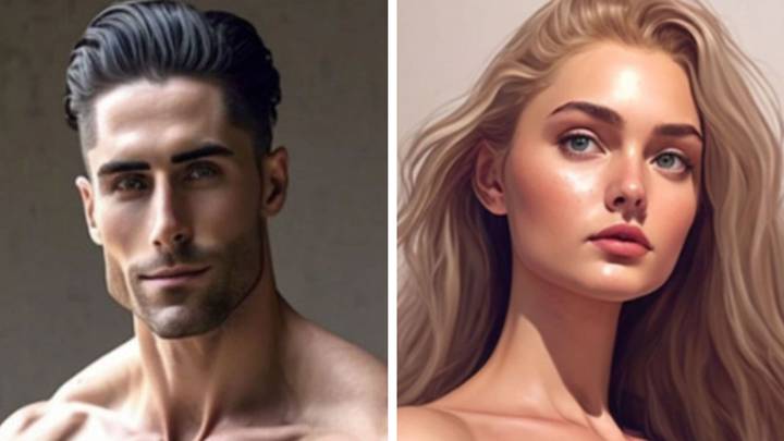 AI sparks debate after showing what the 'perfect' man and woman look like