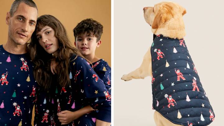 Marks & Spencer is selling matching Christmas pyjamas for you and your dog
