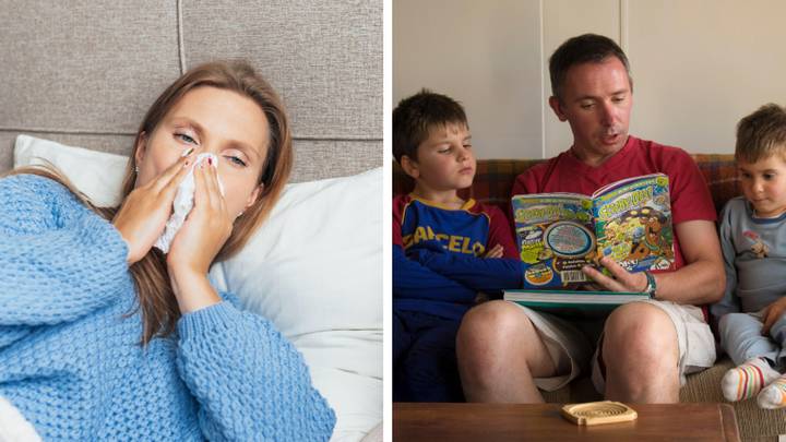 Mum furious after husband refused to stay off work to help with children while she was sick