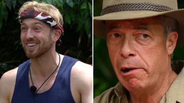 I’m A Celeb winner Sam Thompson reacts to Nigel Farage’s £1.5m pay cheque