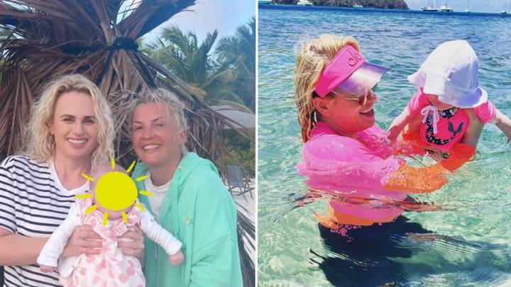 Rebel Wilson shares her daughter’s face for the first time