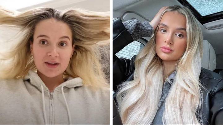 Molly-Mae takes out extensions and shows her 'real hair' ahead of giving birth