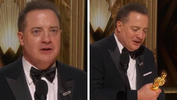 Brendan Fraser gives special shout out to autistic son Griffin after winning Oscar