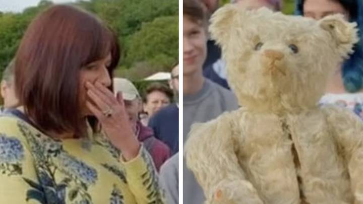 Antiques Roadshow star left in tears after discovering value of her childhood teddy bear