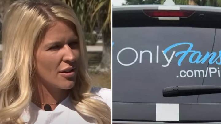 Mum 'banned' from dropping kids off to school after promoting OnlyFans on car