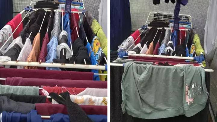 Mum shares how she dries washing without tumble dryer