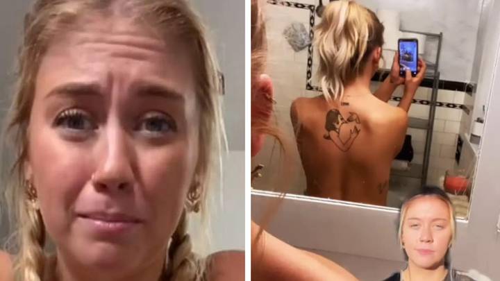 Woman mortified after innocent tattoo ends up looking extremely inappropriate