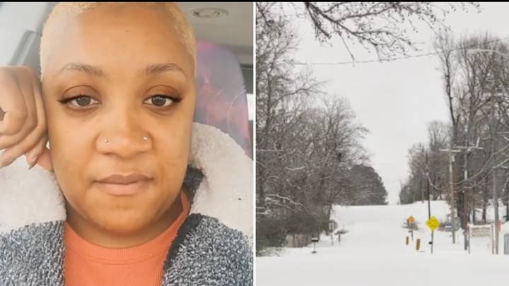 Mum 'gets fired' on first day for being an hour late to work after driving through blizzard