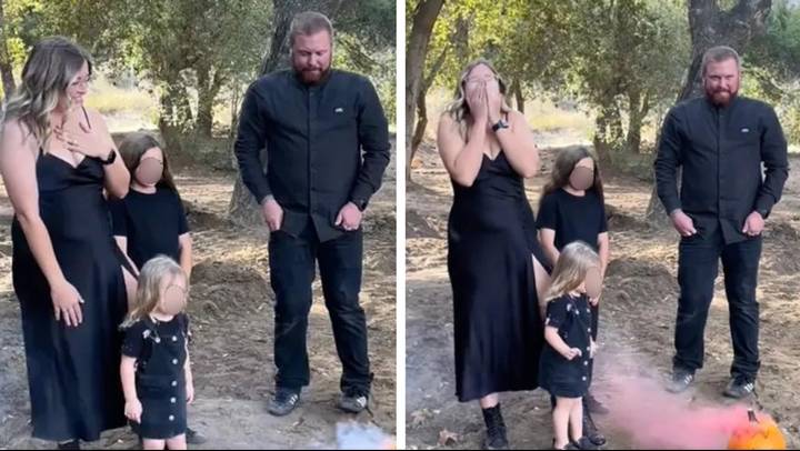 Pregnant mum bursts into tears after discovering she's having a fourth girl