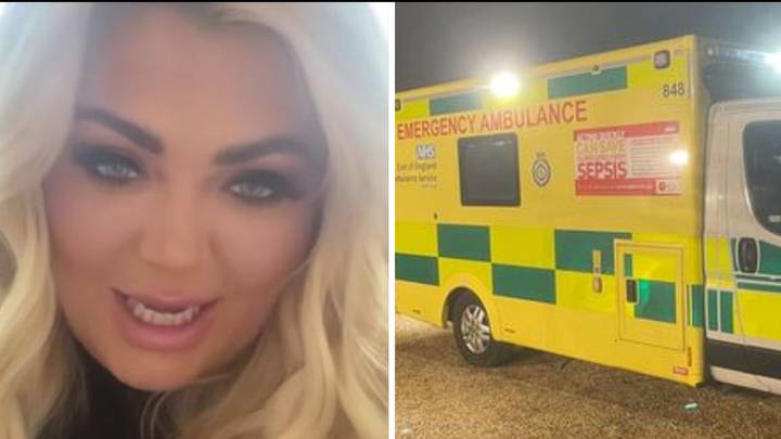 Gemma Collins says she had heart attack symptoms as ambulance is called to her home