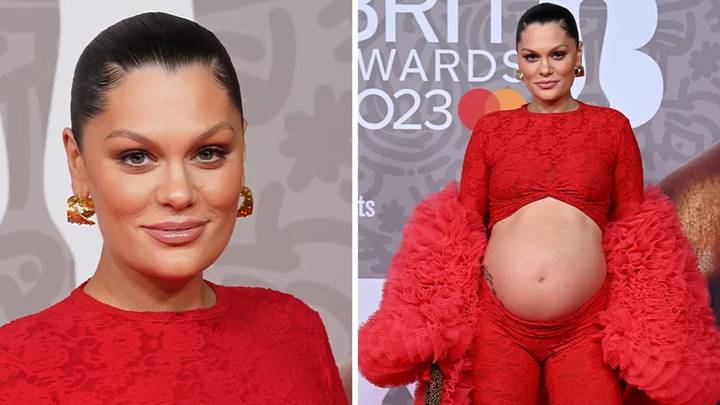 Jessie J shows off bump as she returns to Brit Awards after revealing her baby's gender