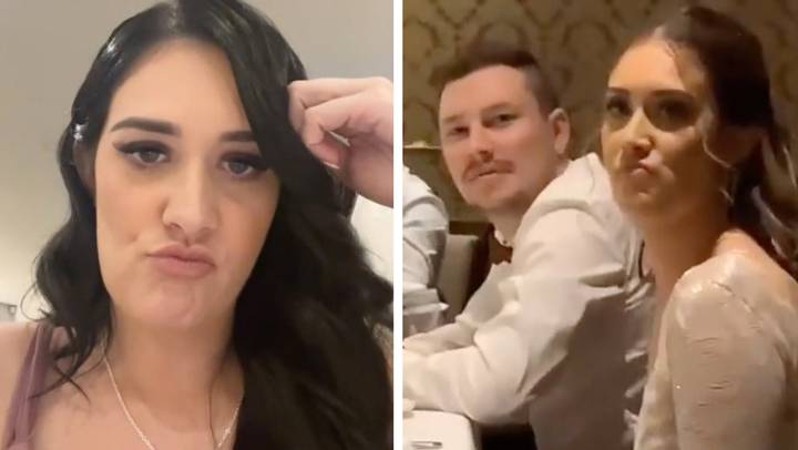 Bride catches husband 'in the act' on their wedding day and people are fuming
