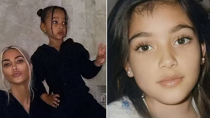 Kim Kardashian and daughter Chicago, 6, look like twins in sweet side-by-side photos