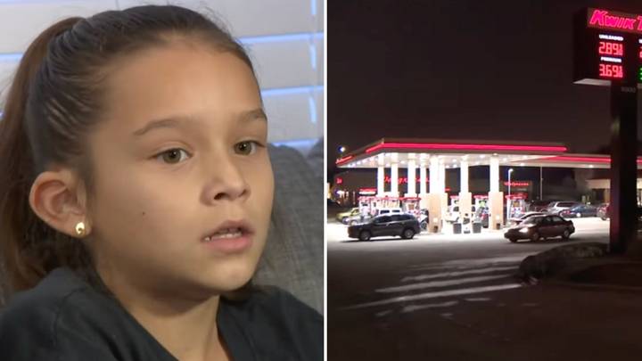 Brave eight-year-old girl saves herself and younger sister after man tries to steal the car with them in it