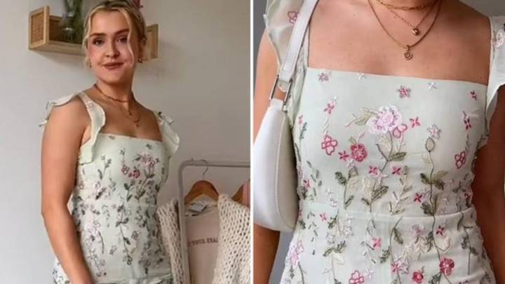 Woman defends outfit after being called out for 'terrible' wedding guest dress