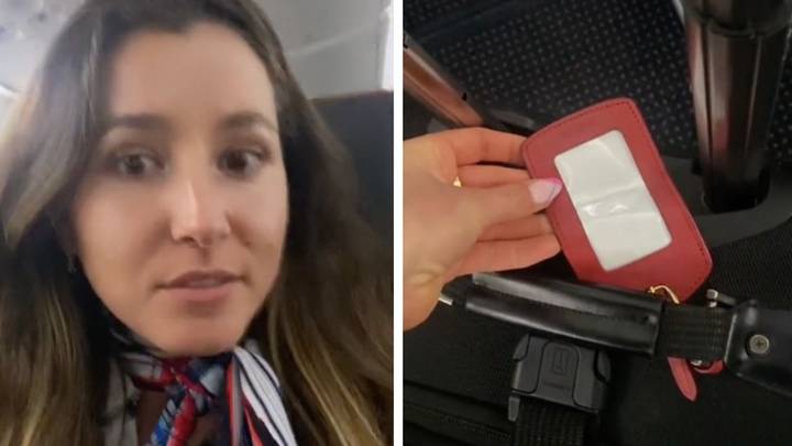 Flight attendant shares warning about luggage tags on suitcases