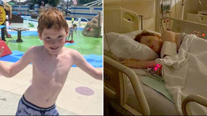 Boy, 10, rushed to hospital and almost died after drinking too much water