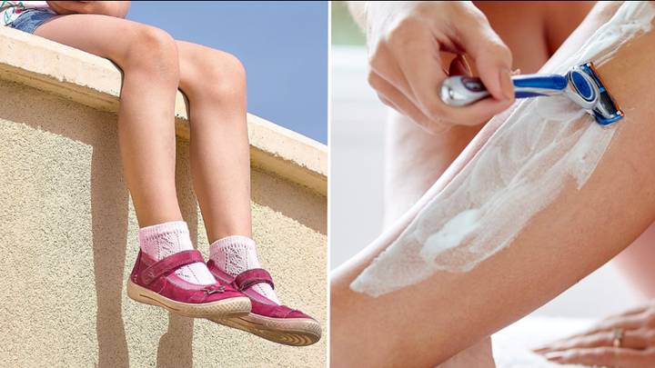 Mum sparks debate after revealing nine-year-old daughter asked to shave her legs